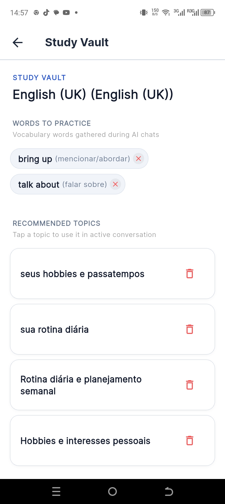 Falable App - Tutors List